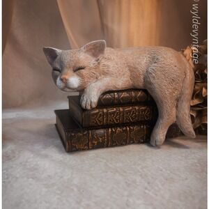 Sleeping Kitty‎ Shelf Sitter-Signed
